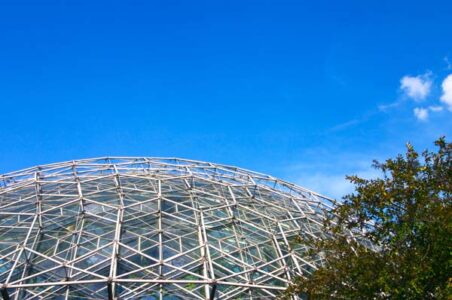 R. Buckminster Fuller's Geodesic Dome Design Image